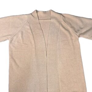 NWT Justin & Taylor Women's One Sz Fits All Nude Color Cardigan Sku086